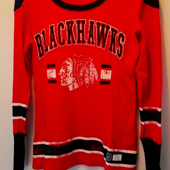 NHL Tops - Blackhawks NHL Woman Jersey Size M